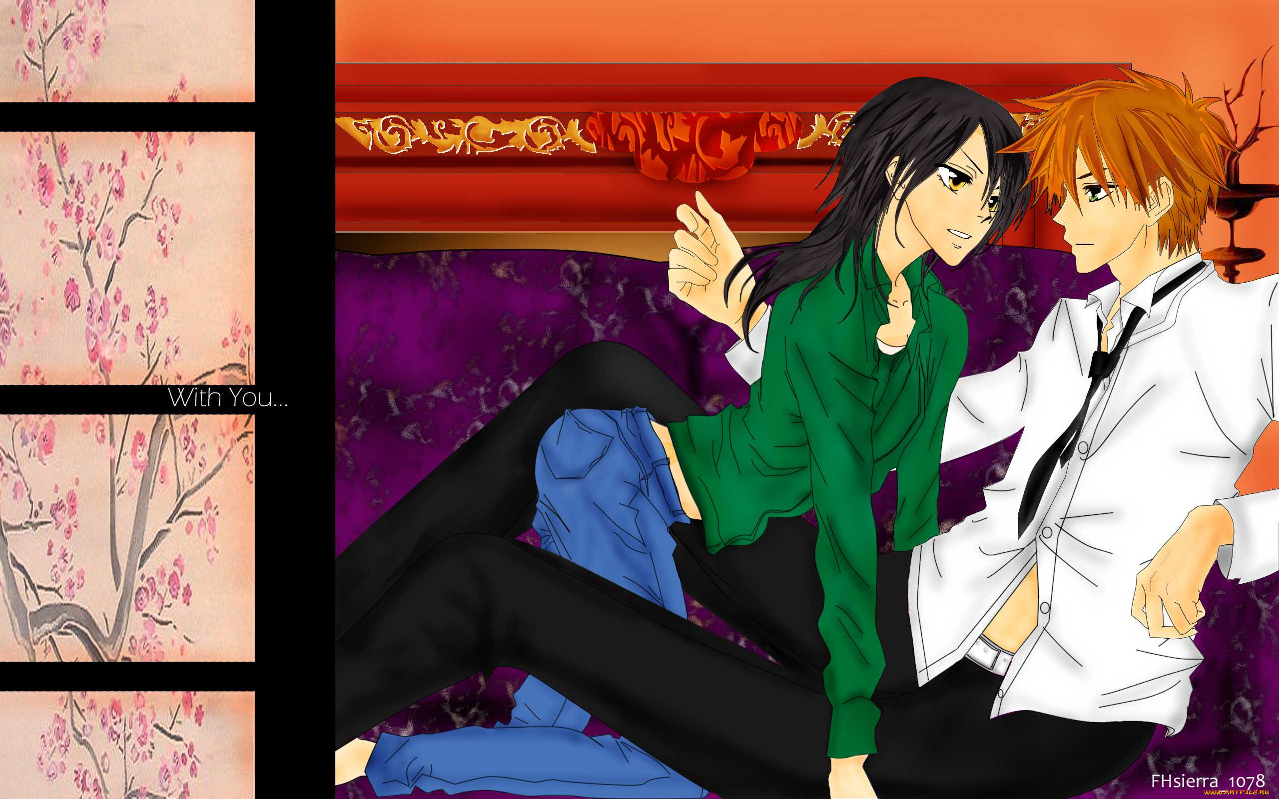 , kaichou, wa, maid, sama